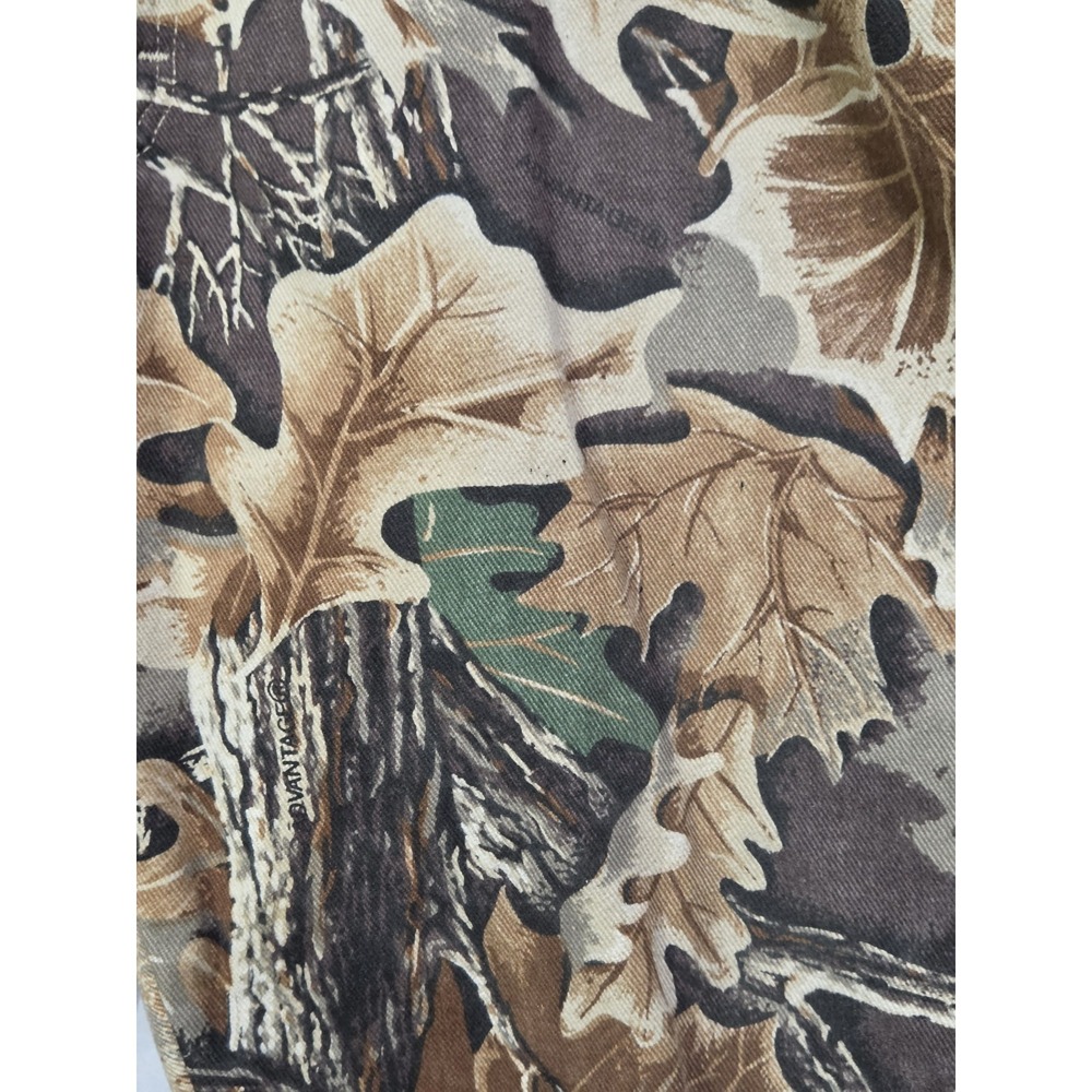 Wrangler Rugged Wear Camo Pants Mens 36x32 Brown Excellent Advantage Timber USA - Picture 5 of 7
